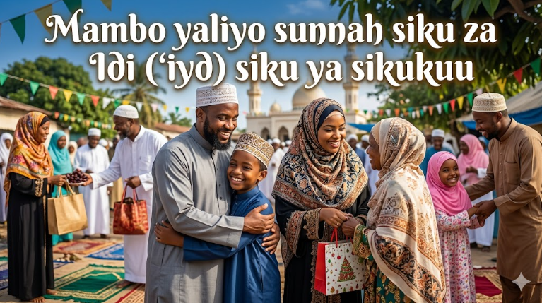Mambo yaliyo sunnah siku za Idi ('iyd) siku ya sikukuu