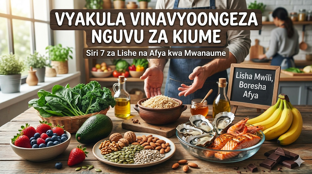 Vyakula 6 vya Asili Vinavyoongeza Nguvu za Kiume
