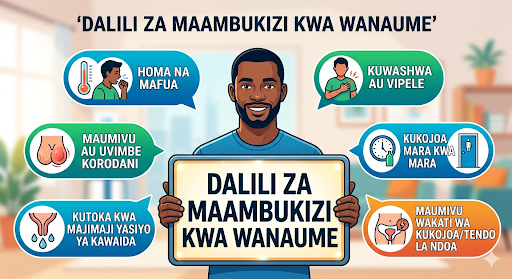 Dalili za Maambukizi kwa Wanaume