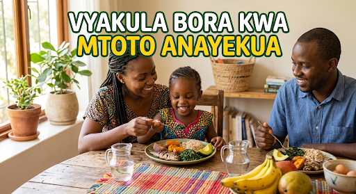 Vyakula Bora kwa Mtoto Anayekua