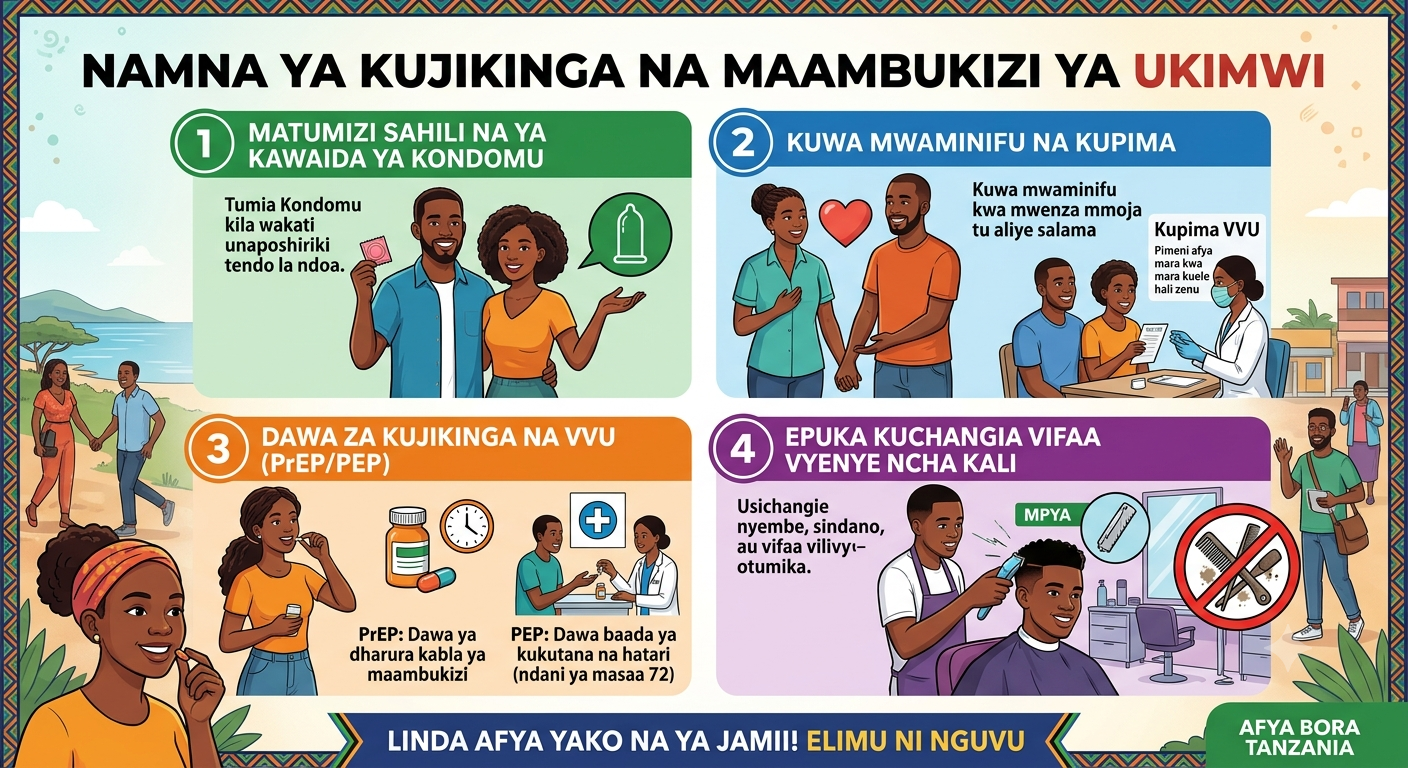 Namna ya Kujikinga na Maambukizi ya UKIMWI