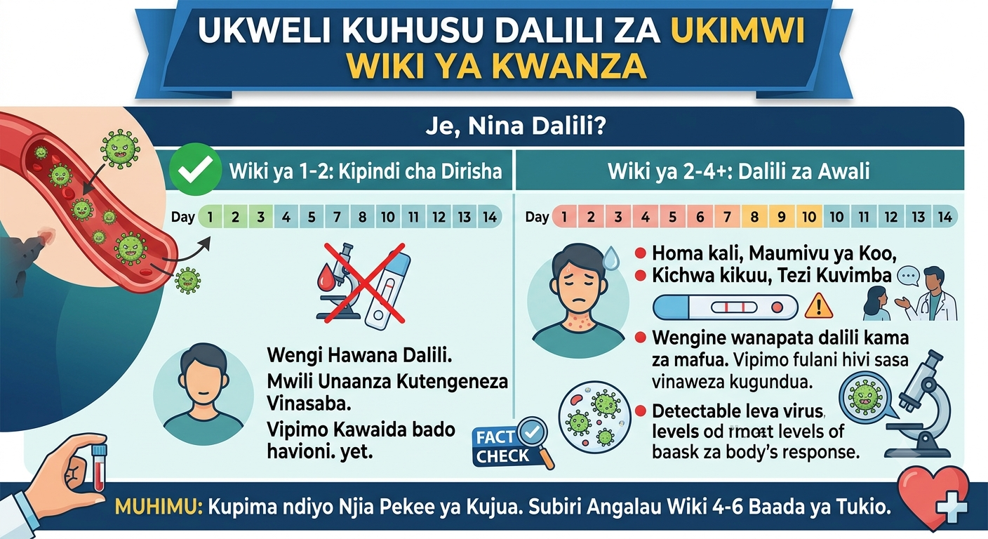 Ukweli Kuhusu Dalili za UKIMWI Wiki ya Kwanza