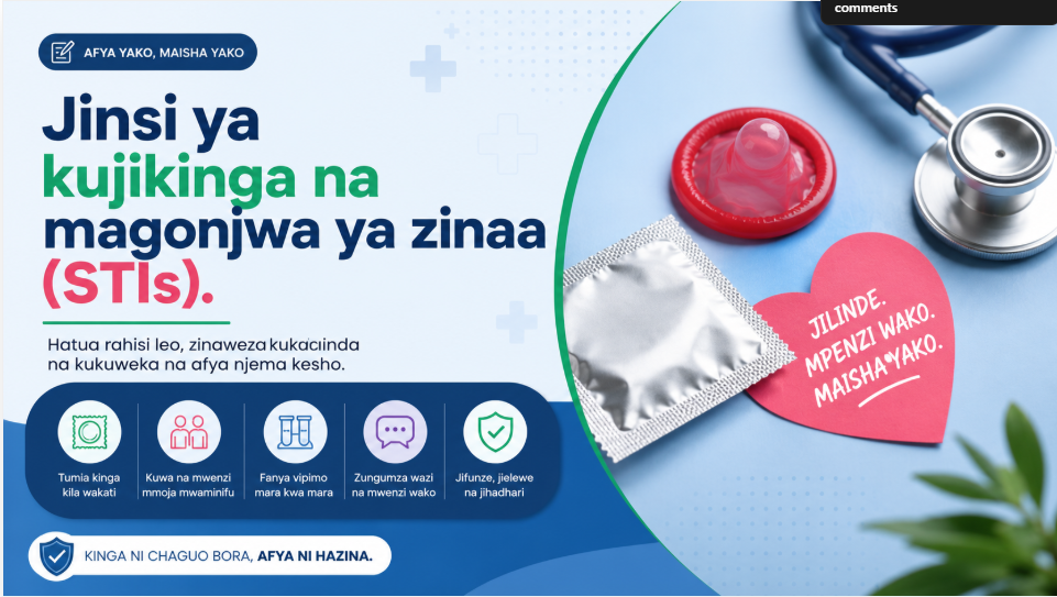 Jinsi ya kujikinga na magonjwa ya zinaa (STIs).