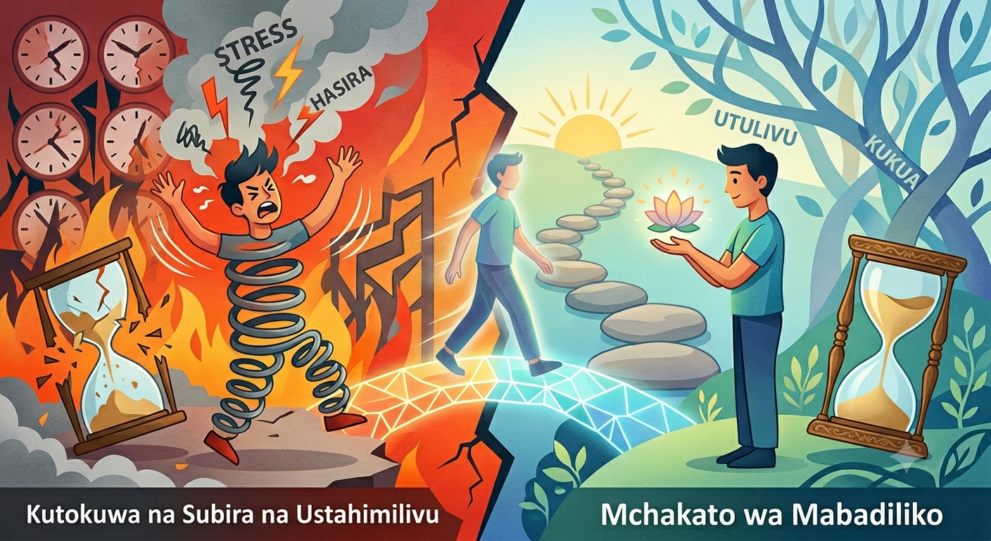 Kukosa Subira na Uvumilivu: Jinsi ya Kubadilisha Tabia na Kujenga Ustahimilivu wa Kudumu