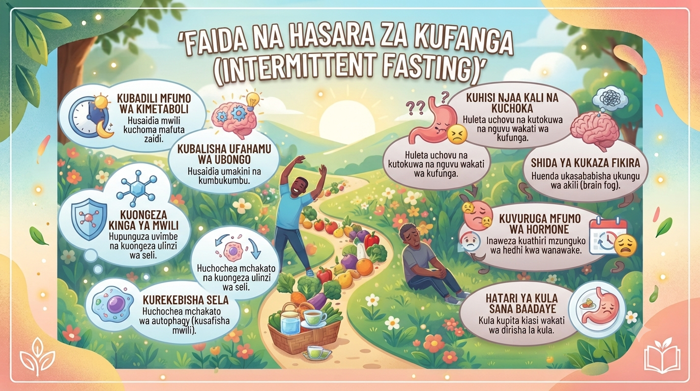Faida na hasara za kufunga (Intermittent Fasting).