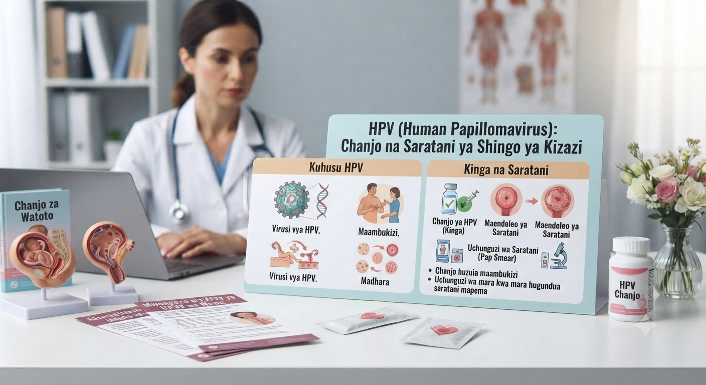 HPV (Human Papillomavirus): Chanjo na saratani ya shingo ya kizazi.