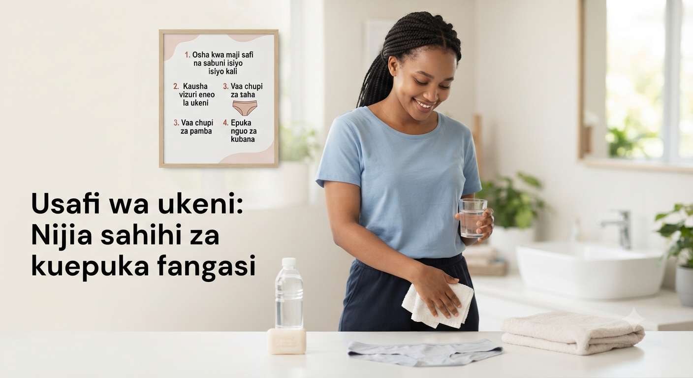 Usafi wa ukeni: Njia sahihi za kuepuka fangasi.