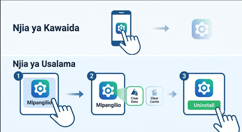 Jinsi ya Kuondoa (Uninstall) App kwa Usalama