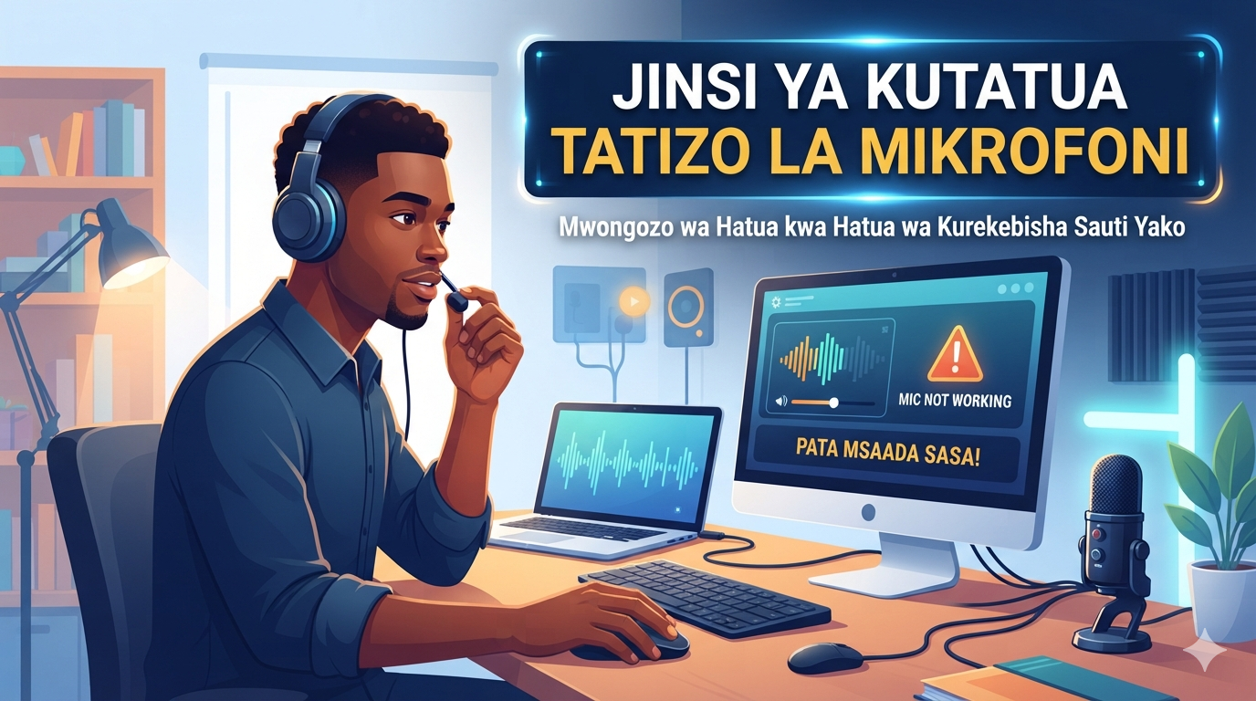 Jinsi ya Kutatua Tatizo la Mikrofoni