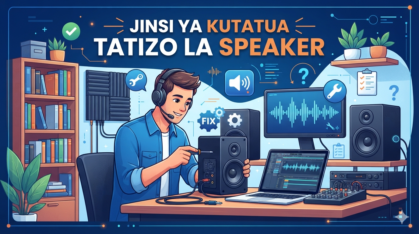 Jinsi ya Kutatua Tatizo la Speaker