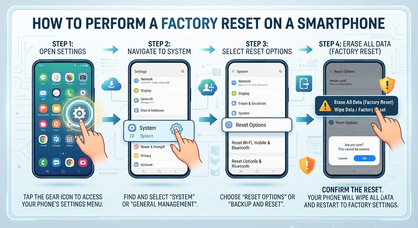 Jinsi ya Kurejesha Simu kwenye Factory Settings