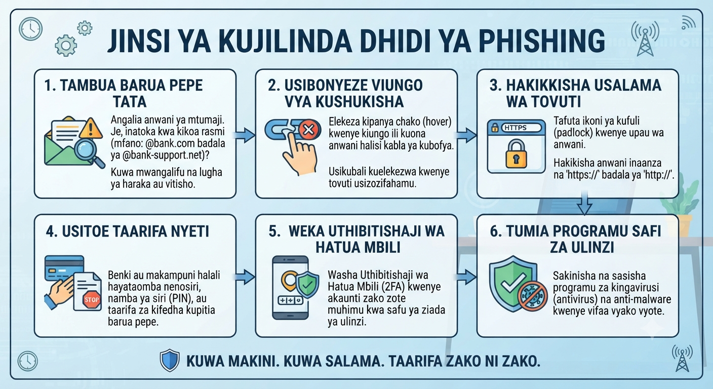Jinsi ya Kujilinda dhidi ya Phishing