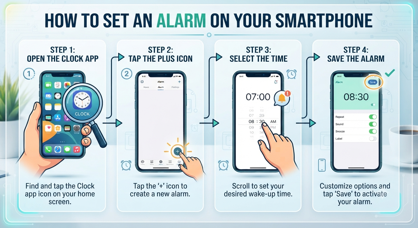 Jinsi ya Kuweka Alarm Kwenye Simu