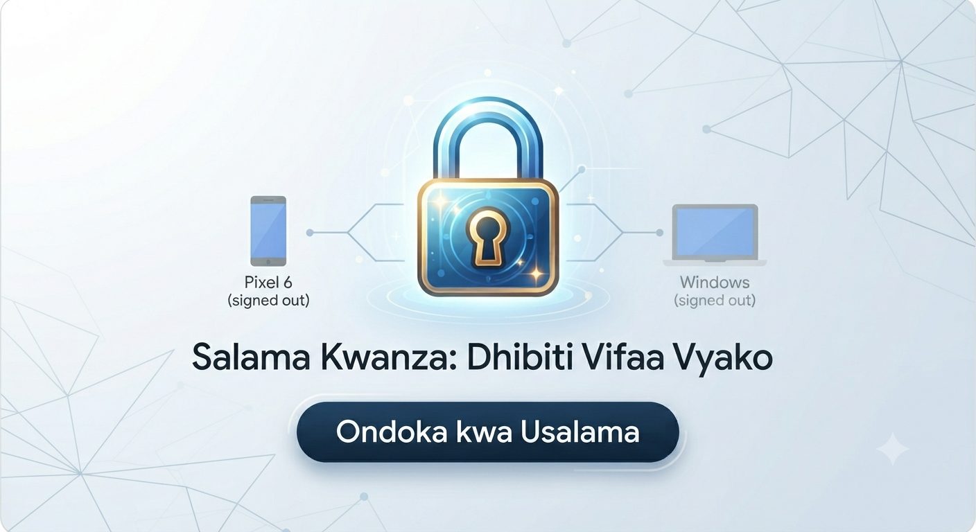 Jinsi ya Kuondoka Kwenye Vifaa Vyote Vilivyoingia Akaunti Yako