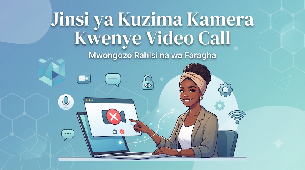 Jinsi ya Kuzima Kamera Kwenye Video Call