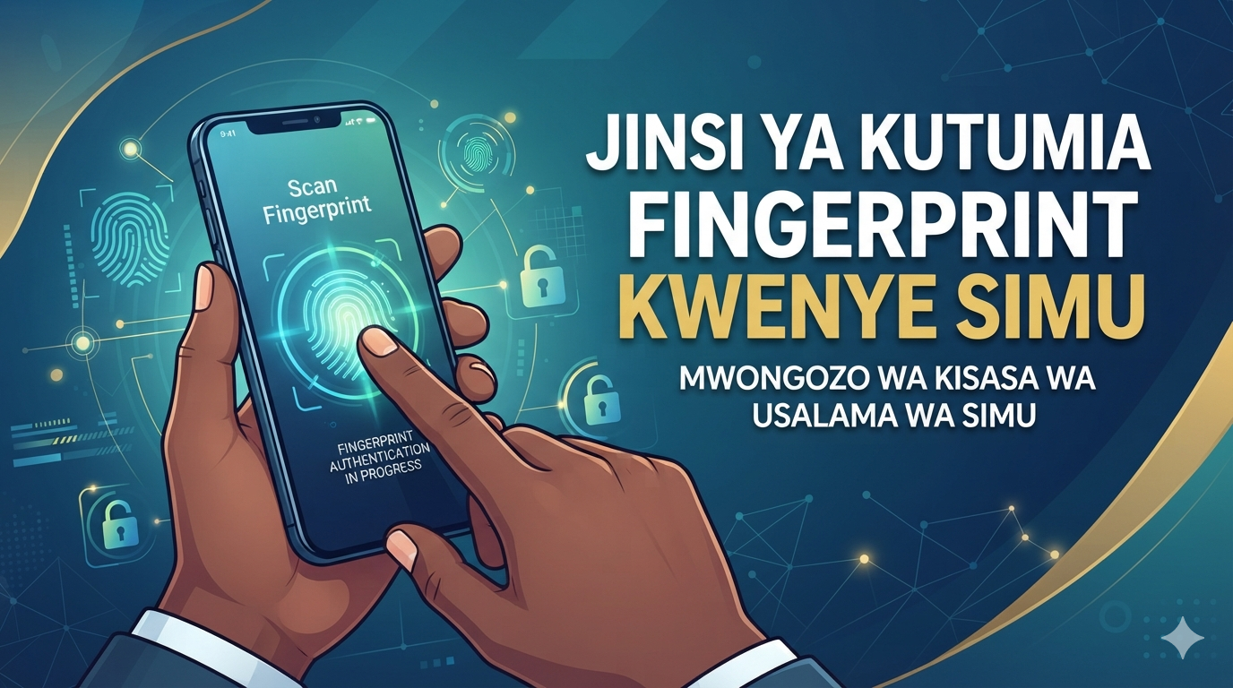 Jinsi ya Kutumia Fingerprint Kwenye Simu