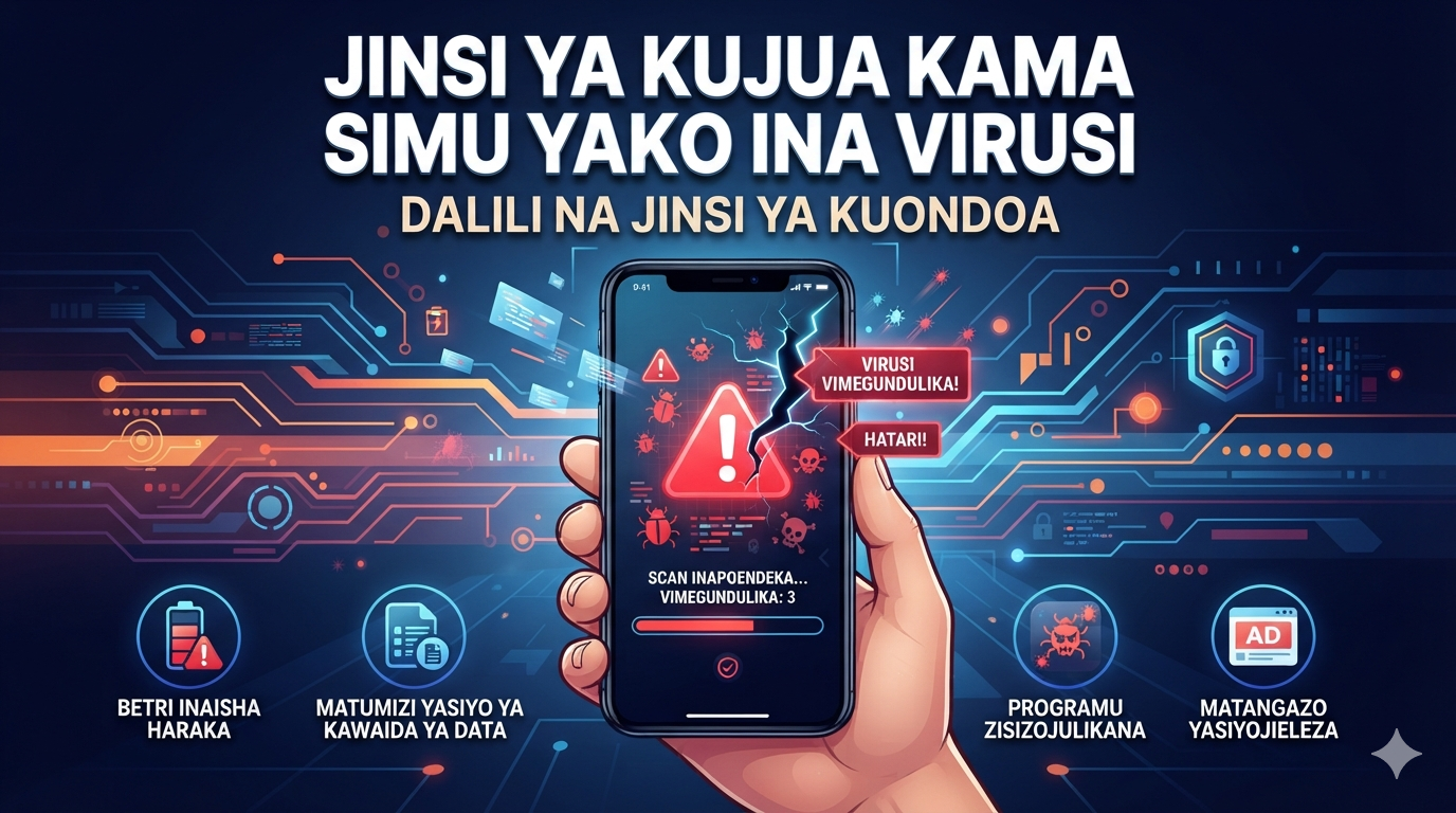 Jinsi ya Kujua Kama Simu Yako Ina Virusi
