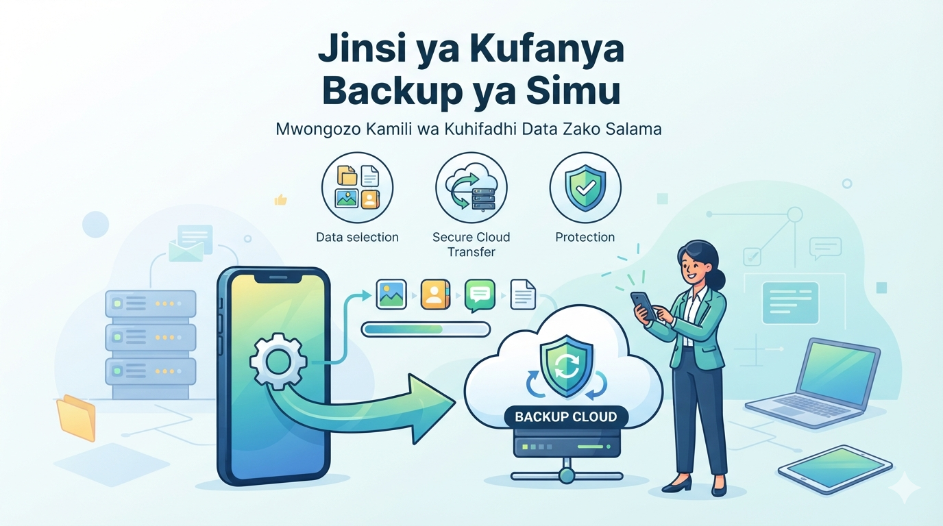 Jinsi ya Kufanya Backup ya Simu