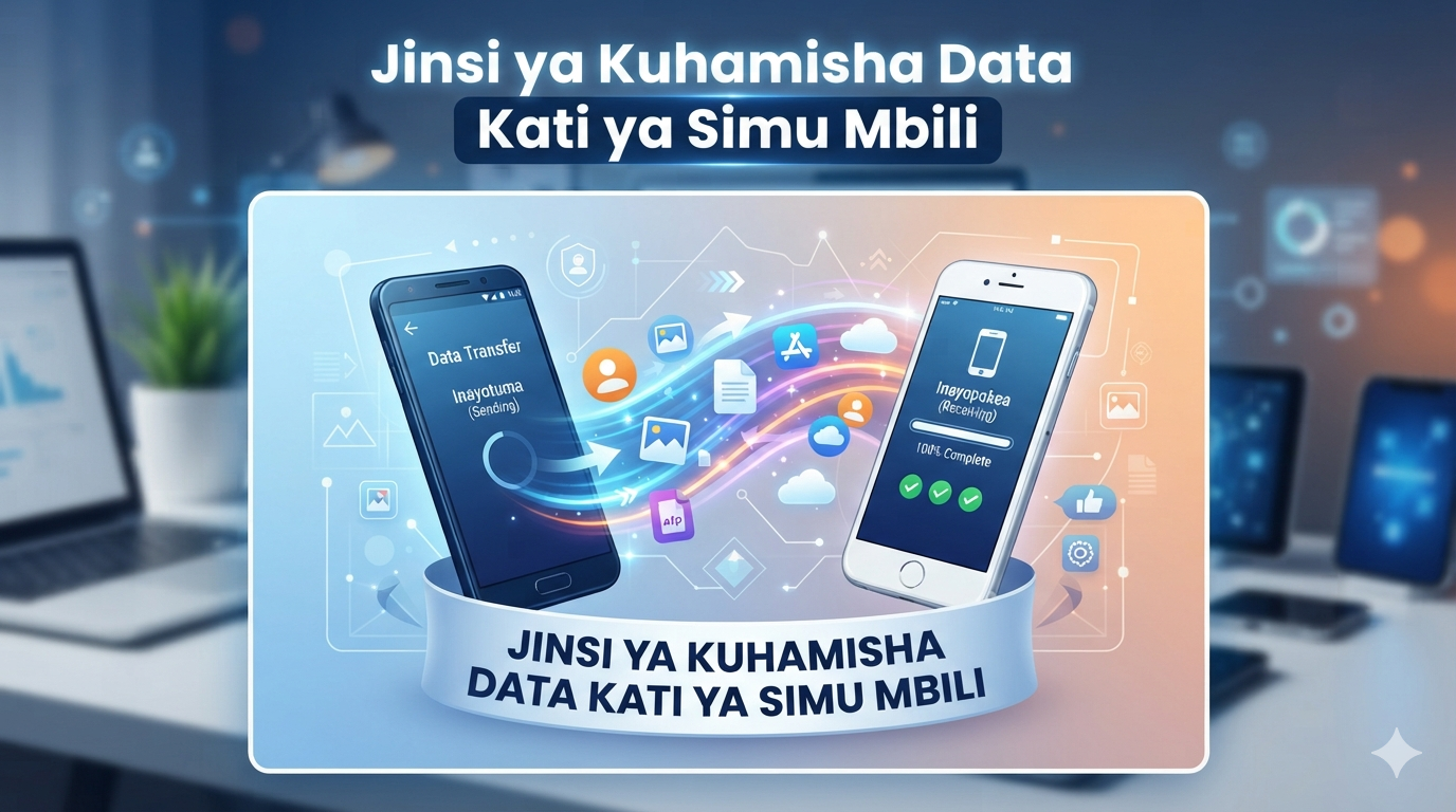 Jinsi ya Kuhamisha Data Kati ya Simu Mbili