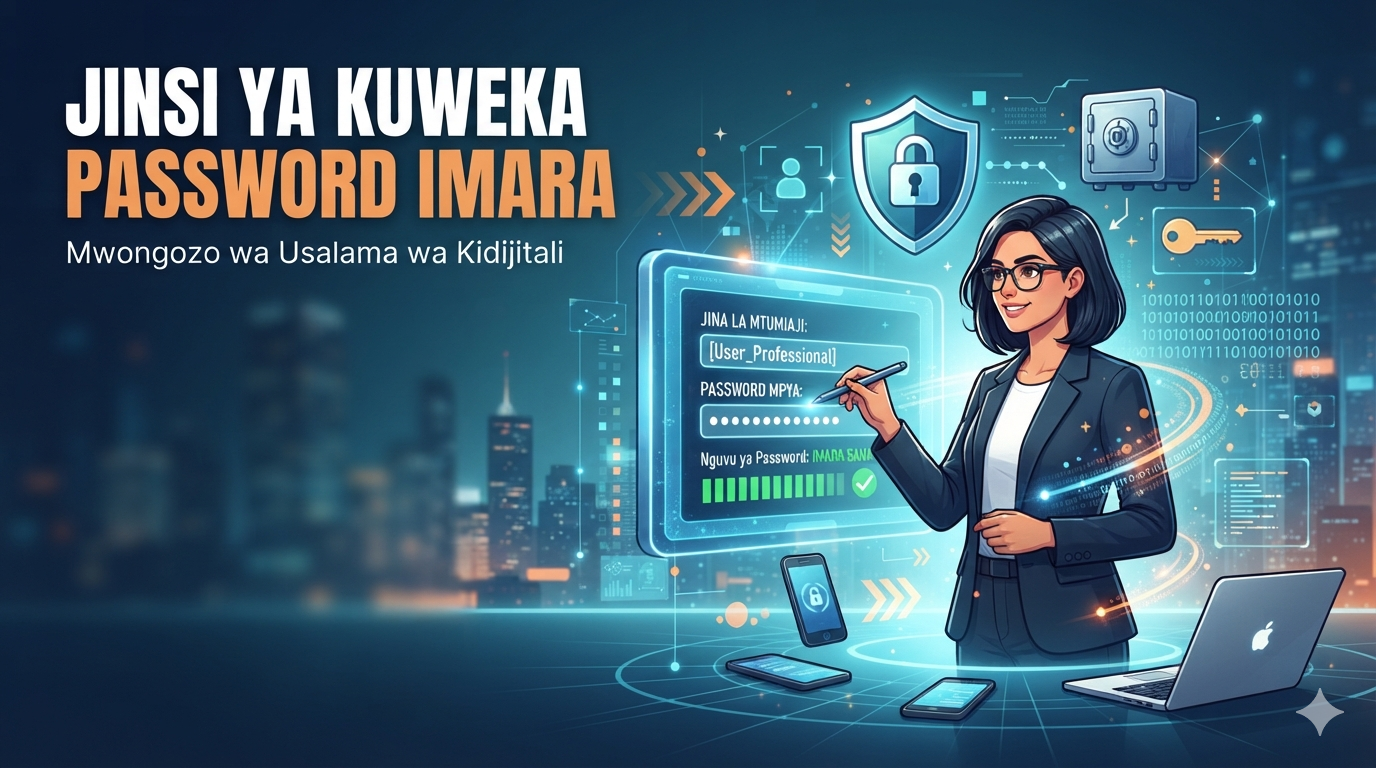 Jinsi ya Kuweka Password Imara