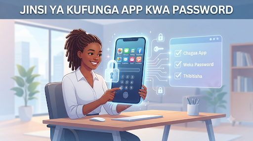 Jinsi ya Kufunga App kwa Password