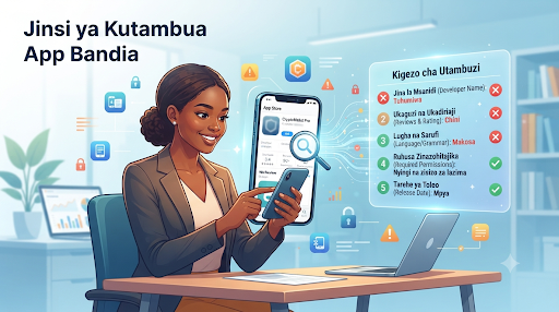 Jinsi ya Kutambua App Bandia