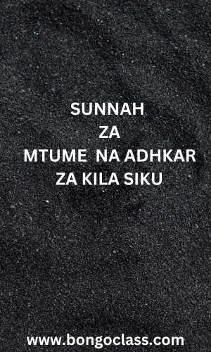 Sunnah za Mtume na Nyiradi za kila siku